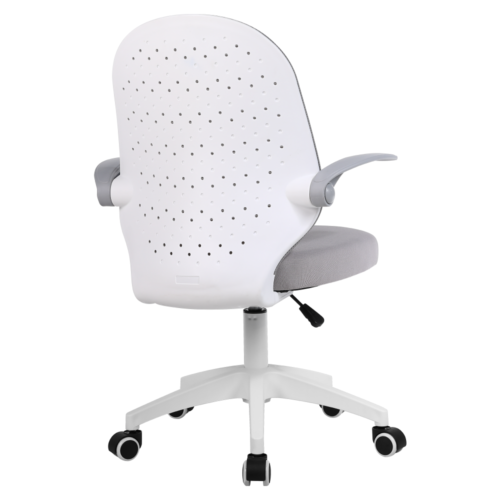 Kancelárske kreslo, sivá/biela, PASTURA