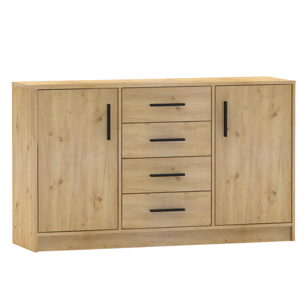 Komoda, dub artisan, BENA 6