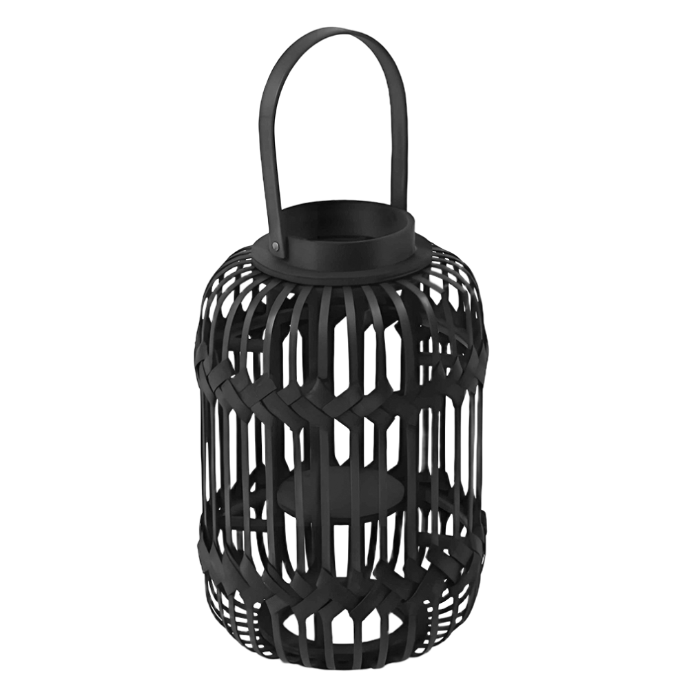 Lucerna-svícen, černá, HEMKO NEW