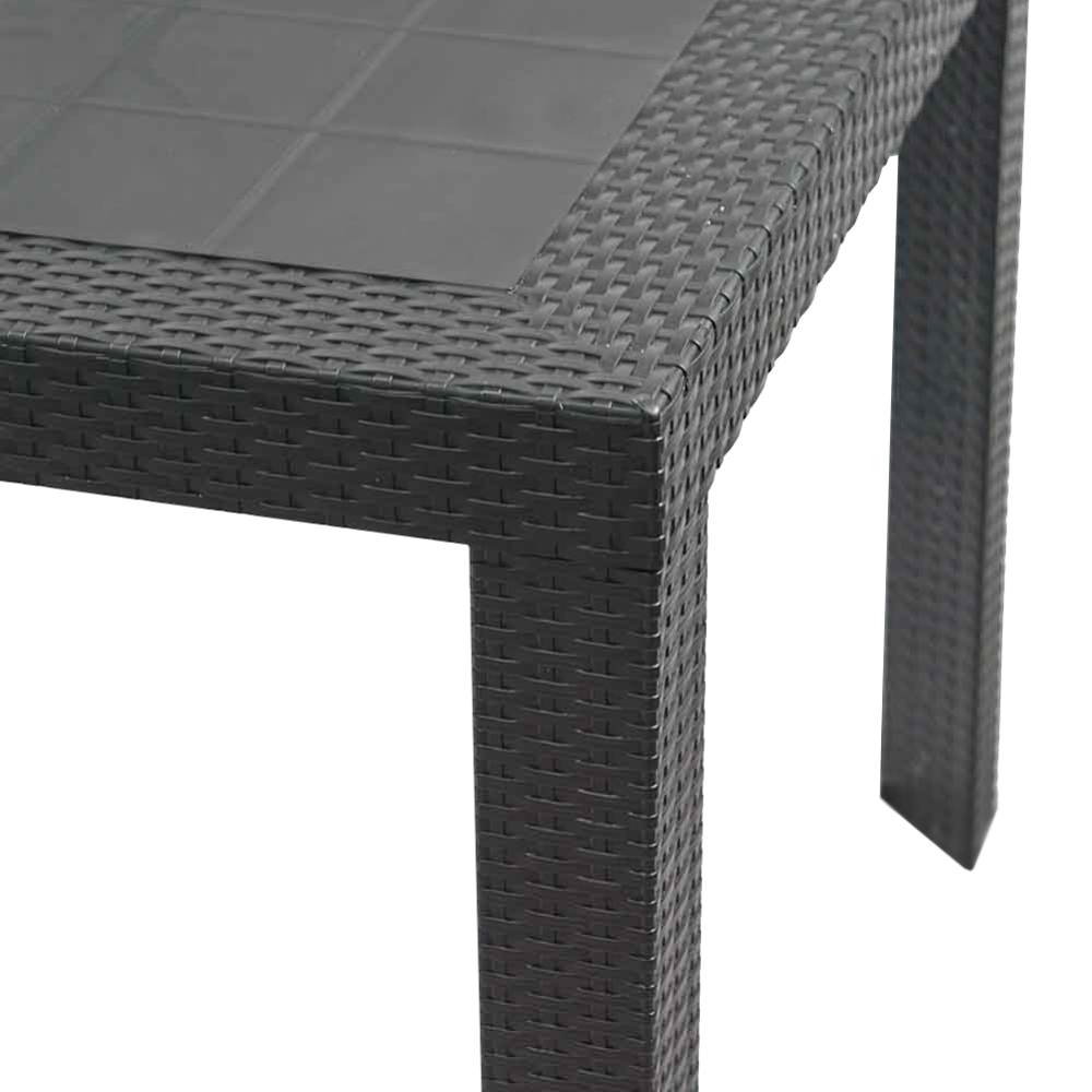 Záhradný stôl, antracit, KINGY NEW