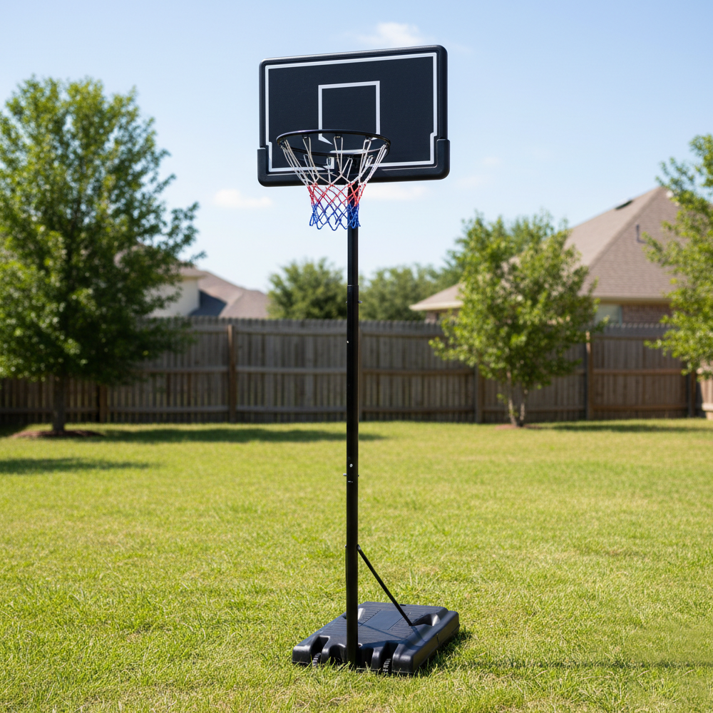 Basketbalový kôš, prenosný, mix farieb, 260 cm, AGNEL