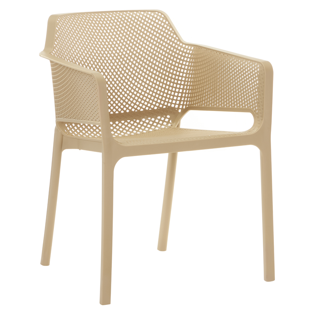 Stohovateľné kreslo, sivohnedá Taupe, LAVTON