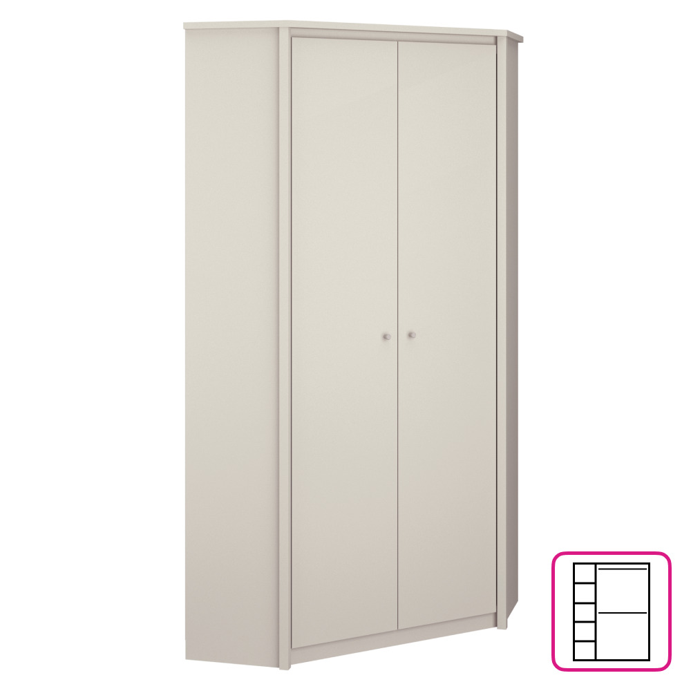 Rohová skriňa, kašmír, KAROS 2D