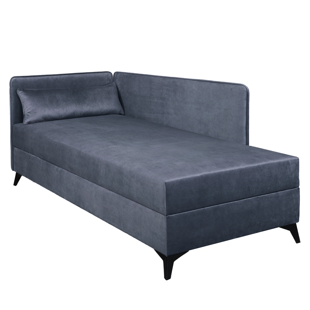 Váľanda s úložným priestorom, modrá, RINUN