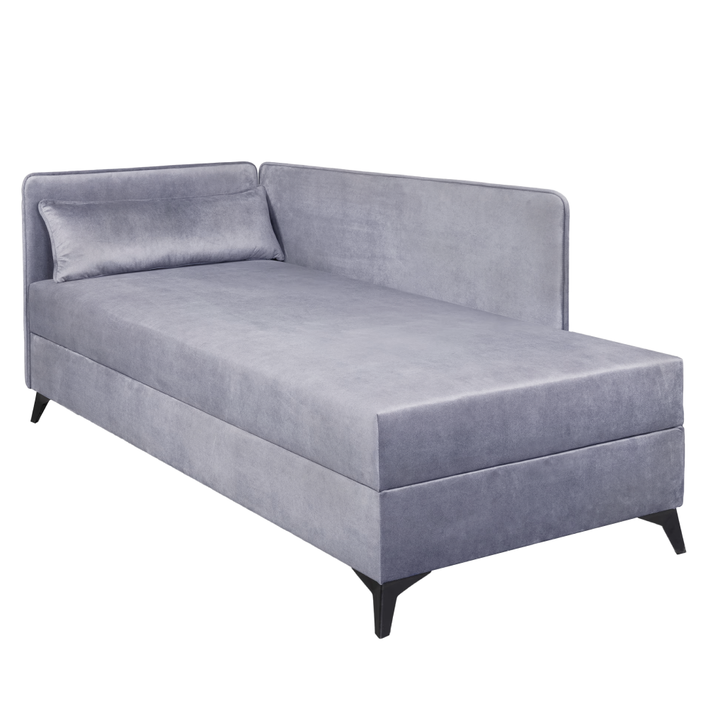 Váľanda s úložným priestorom, sivo-fialová, RINUN