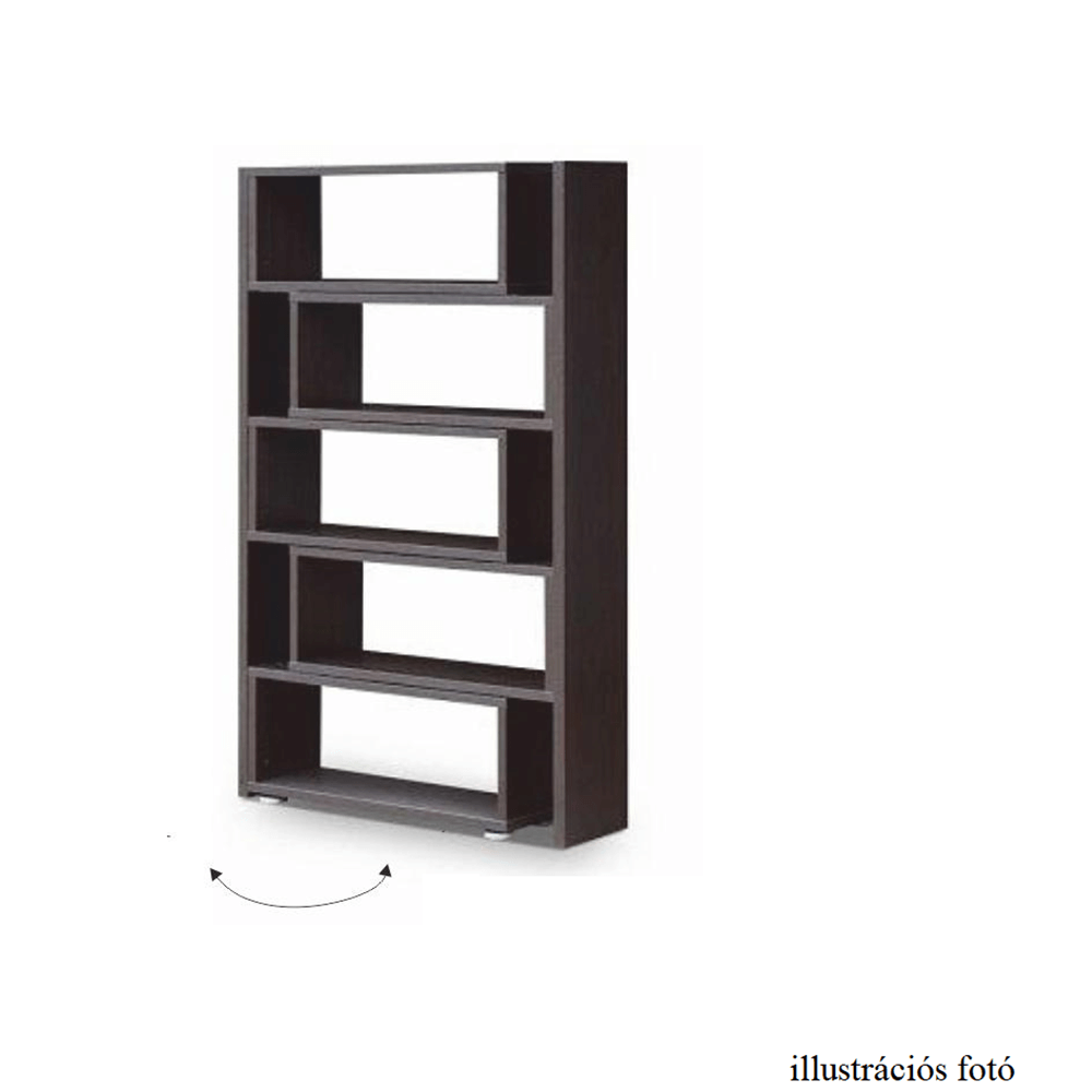 Könyvespolc, fehér, KLOE II Könyvespolc, fehér, KLOE II