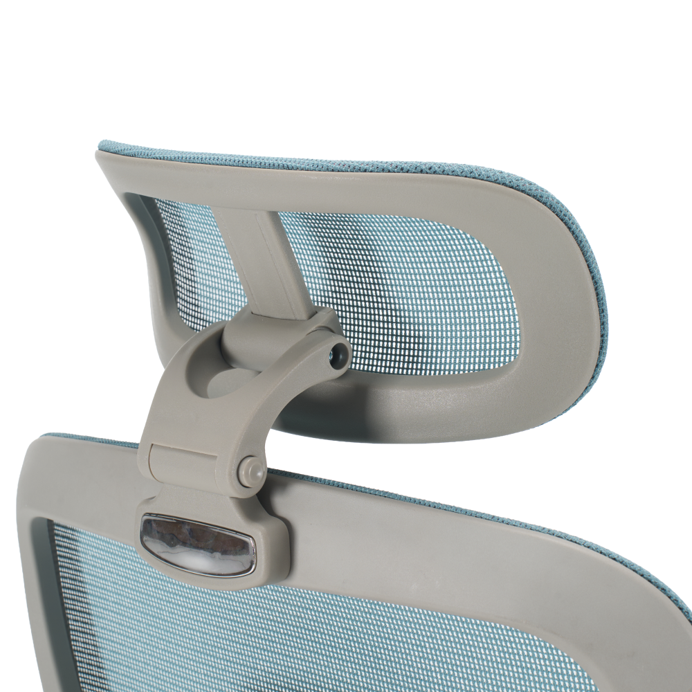 Kancelárske kreslo, neomint/svetlosivá/sivá, nosnosť 150 kg, ERMEN