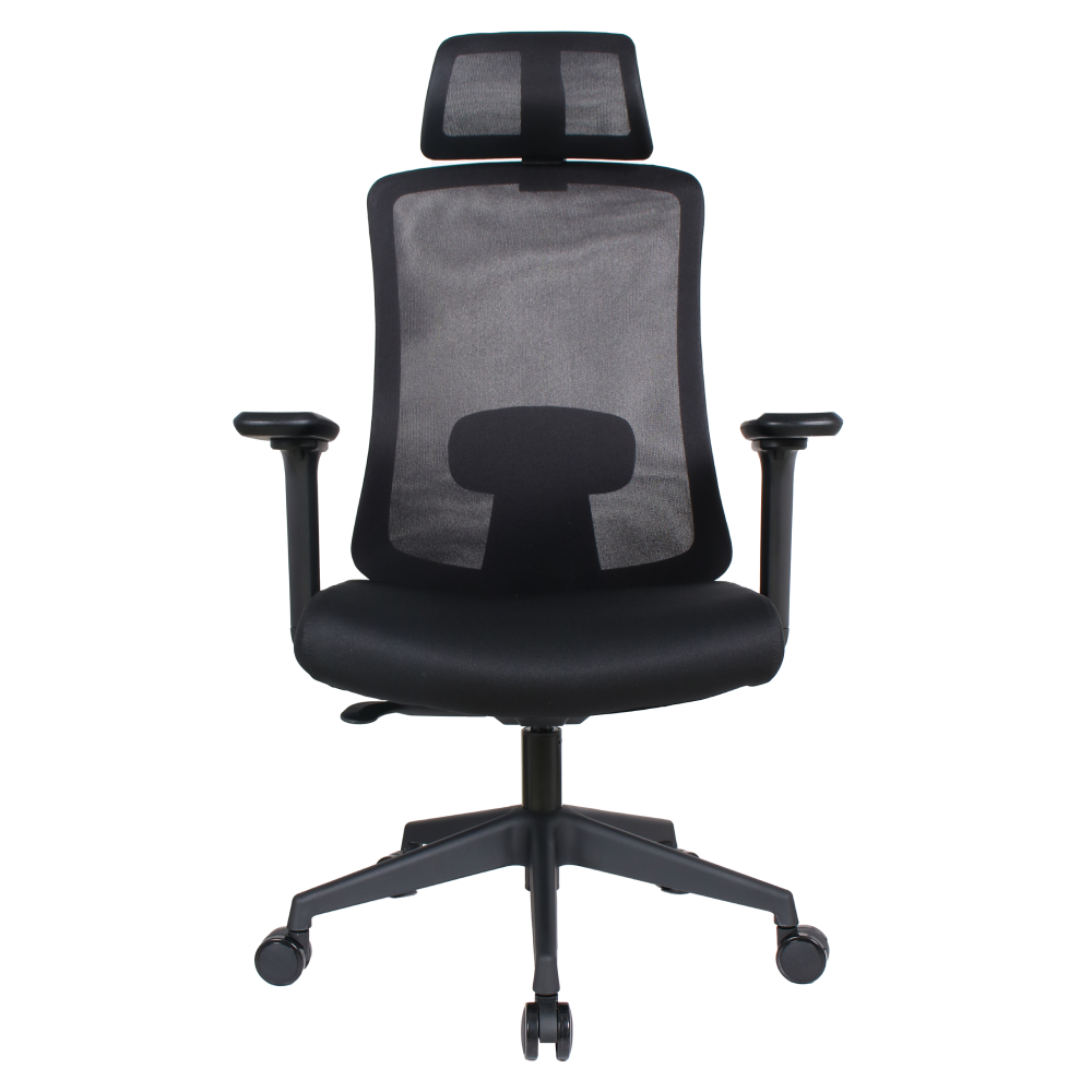 Kancelárske kreslo, čierna, nosnosť 150 kg, ROSANO