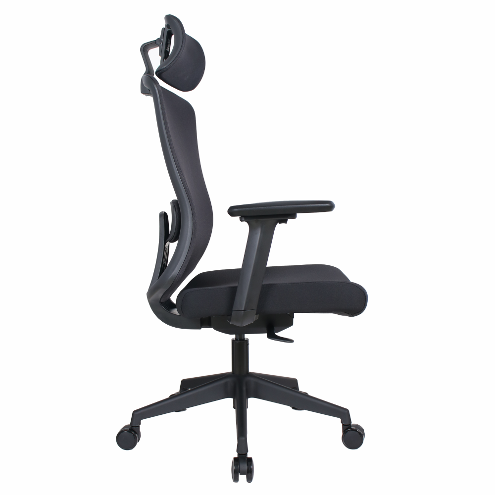 Kancelárske kreslo, čierna, nosnosť 150 kg, ROSANO