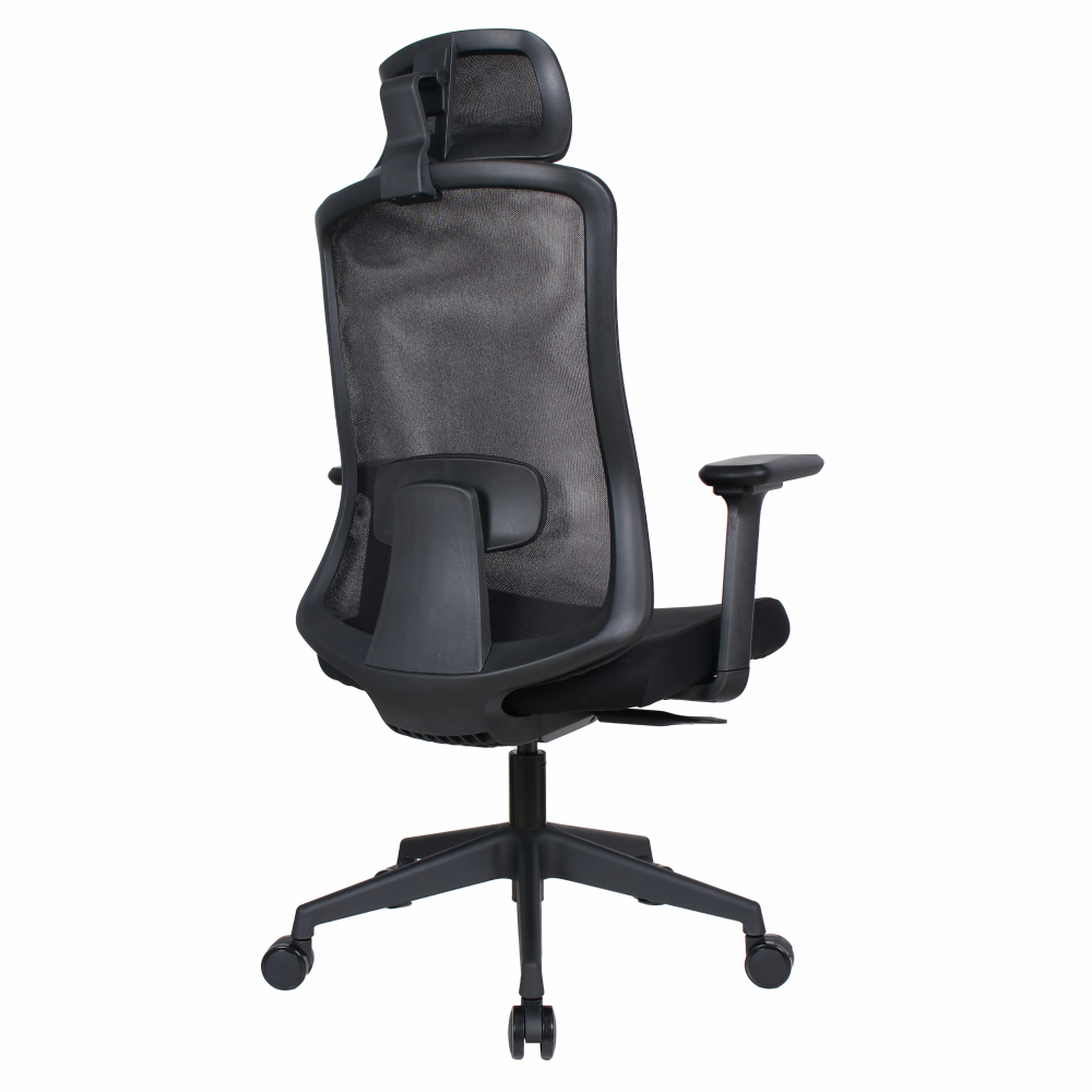 Kancelárske kreslo, čierna, nosnosť 150 kg, ROSANO