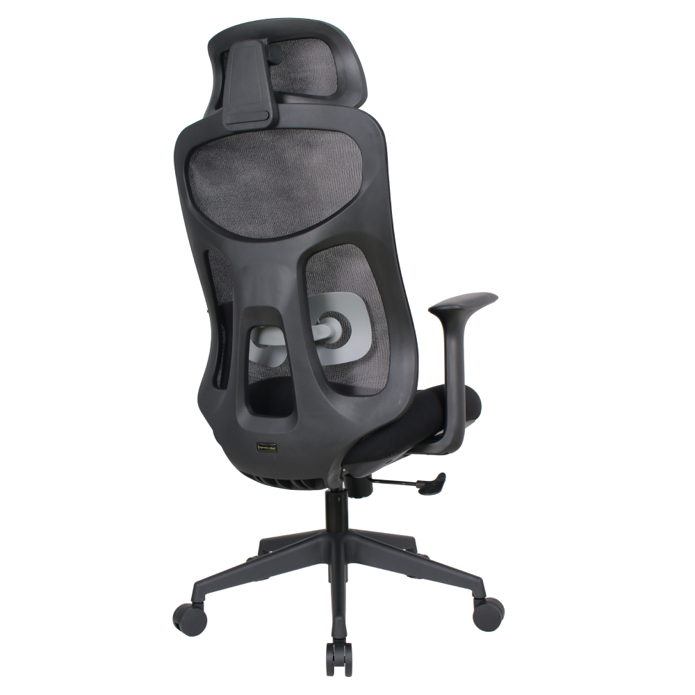 Kancelárske kreslo, čierna, nosnosť 150 kg, SULIVAN