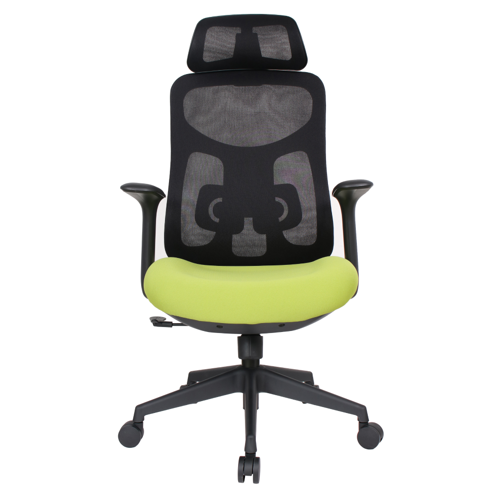 Kancelárske kreslo, zelená/čierna, nosnosť 150 kg, SULIVAN