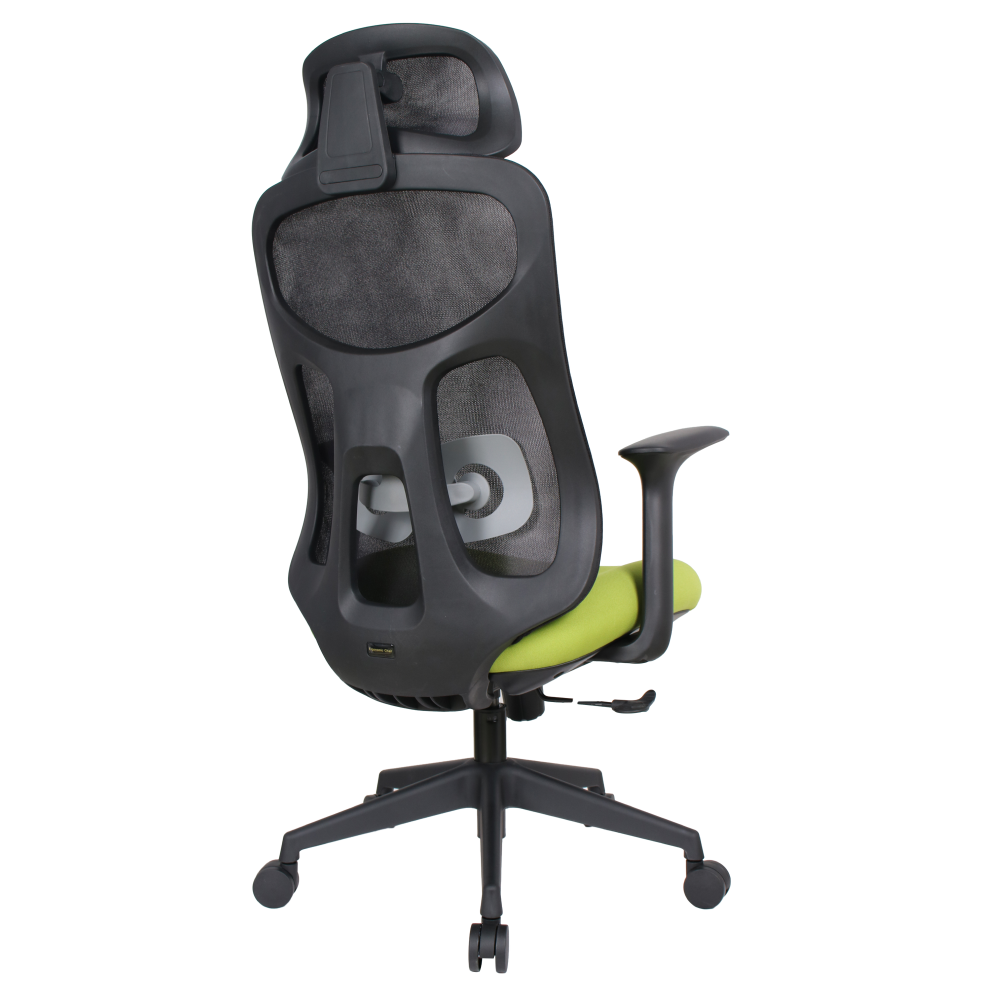 Kancelárske kreslo, zelená/čierna, nosnosť 150 kg, SULIVAN
