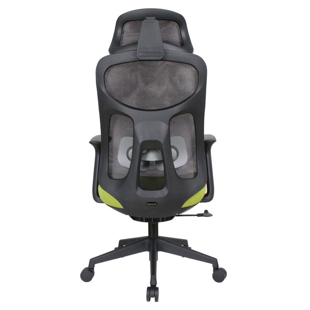 Kancelárske kreslo, zelená/čierna, nosnosť 150 kg, SULIVAN