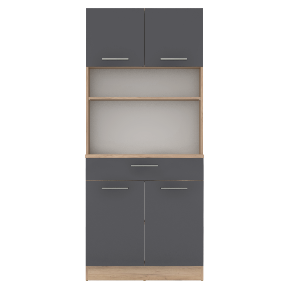 Négyajtós szekrény, artisan tölgy/grafit, DOMIS NEW Négyajtós szekrény, artisan tölgy/grafit, DOMIS NEW