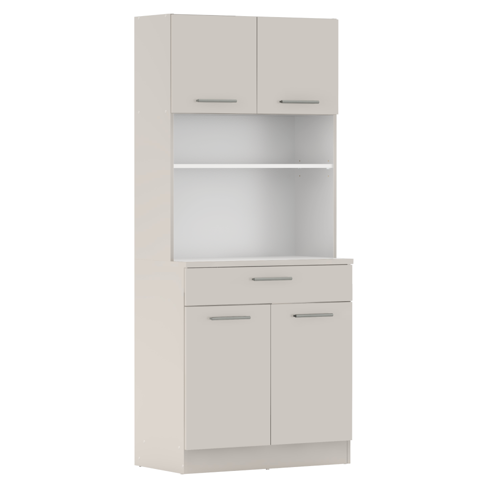 Čtyřdveřový kredenc, kašmír, DOMIS NEW