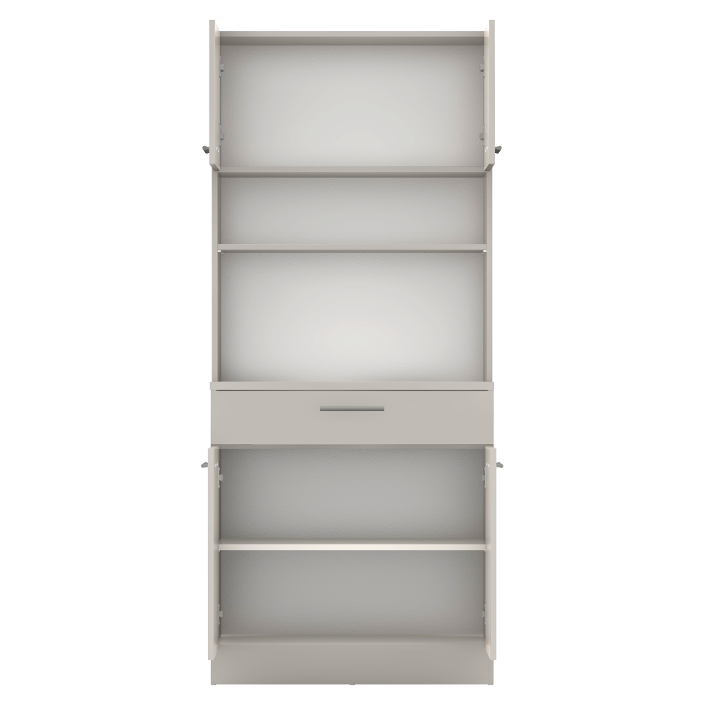 Négyajtós szekrény, kasmír, DOMIS NEW