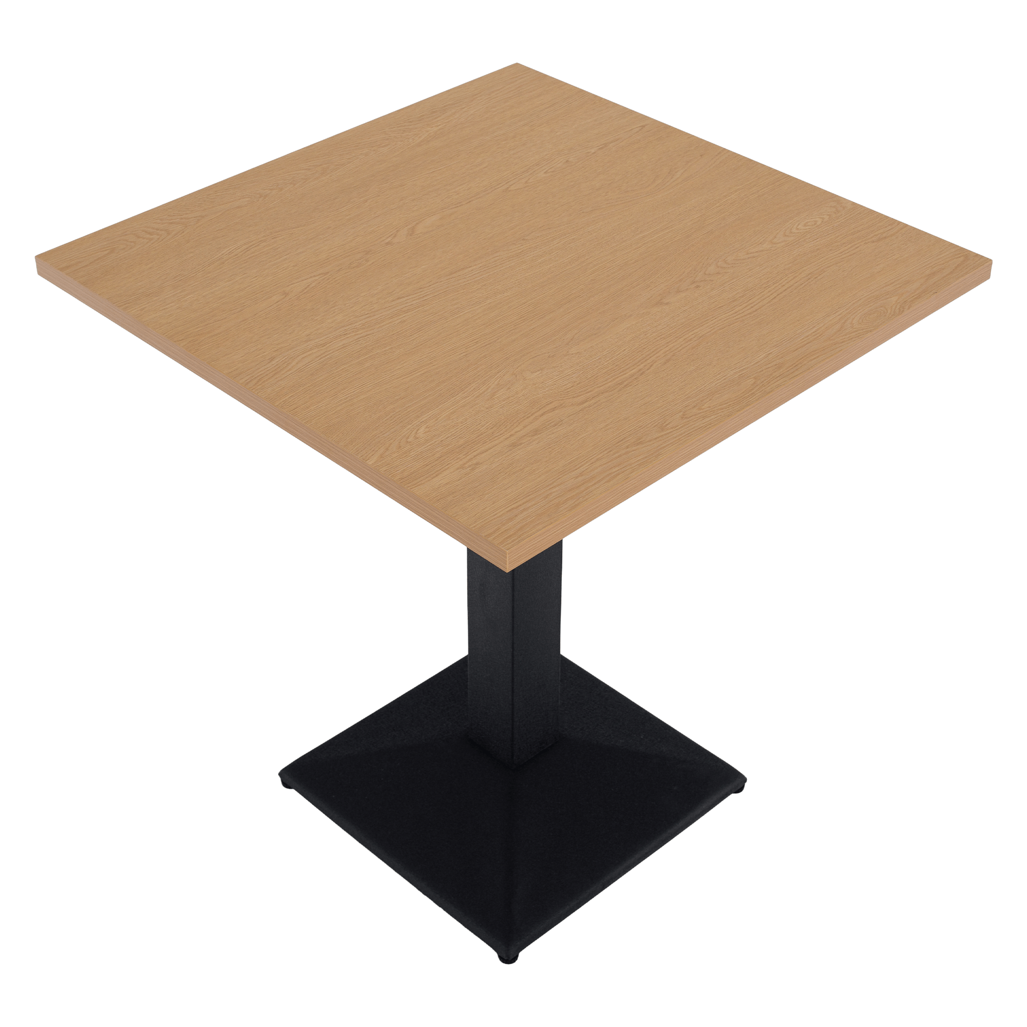 Jedálenský bistro stôl, dub sonoma/čierna, 70x70 cm, RINALDO TYP 1