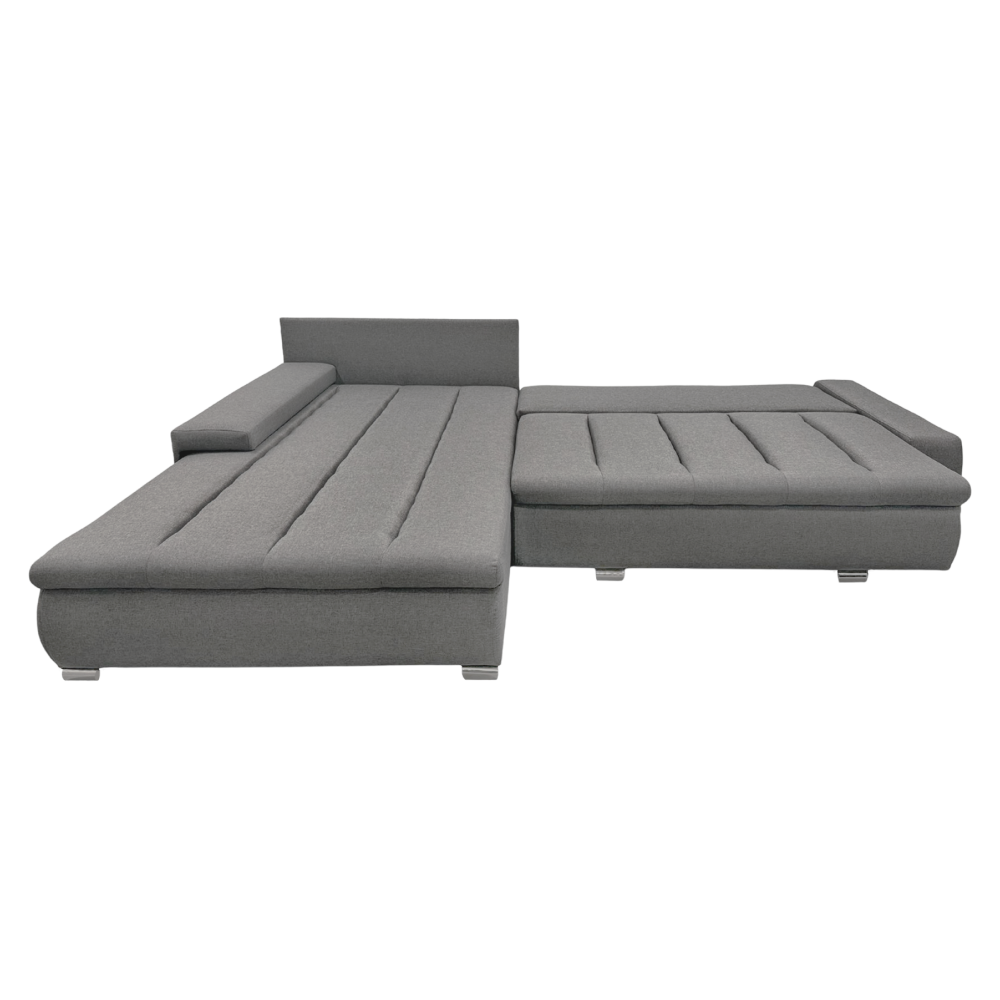 Univerzálna sedacia súprava, sivá, TOSCANIA