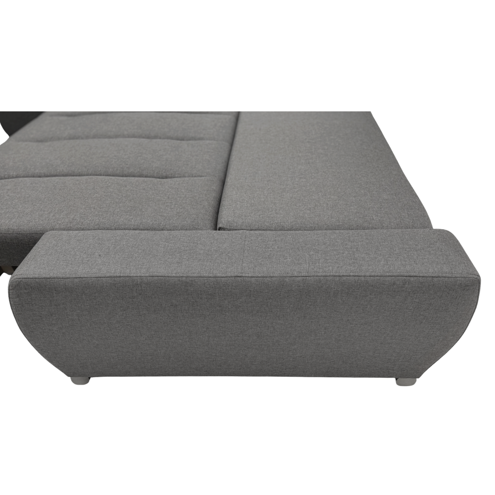 Univerzálna sedacia súprava, sivá, TOSCANIA