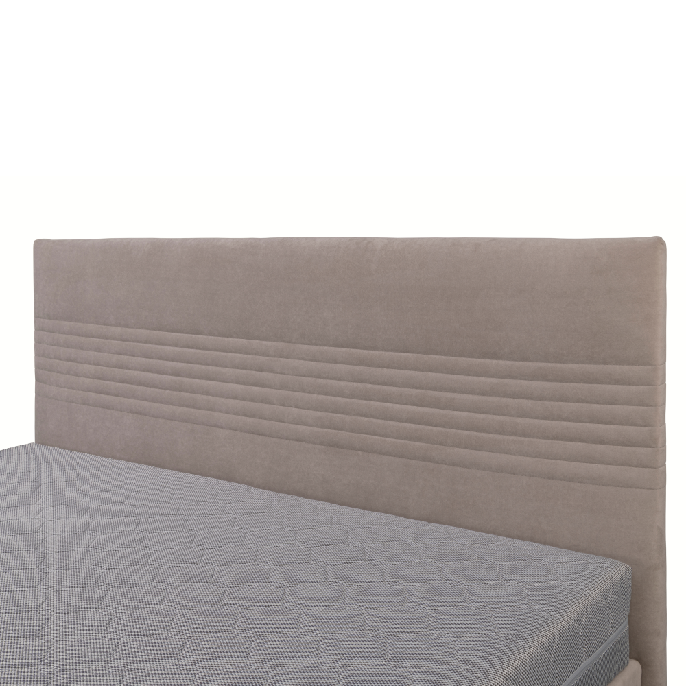 Posteľ s úložným priestorom, 160x200, béžová, RUNOL