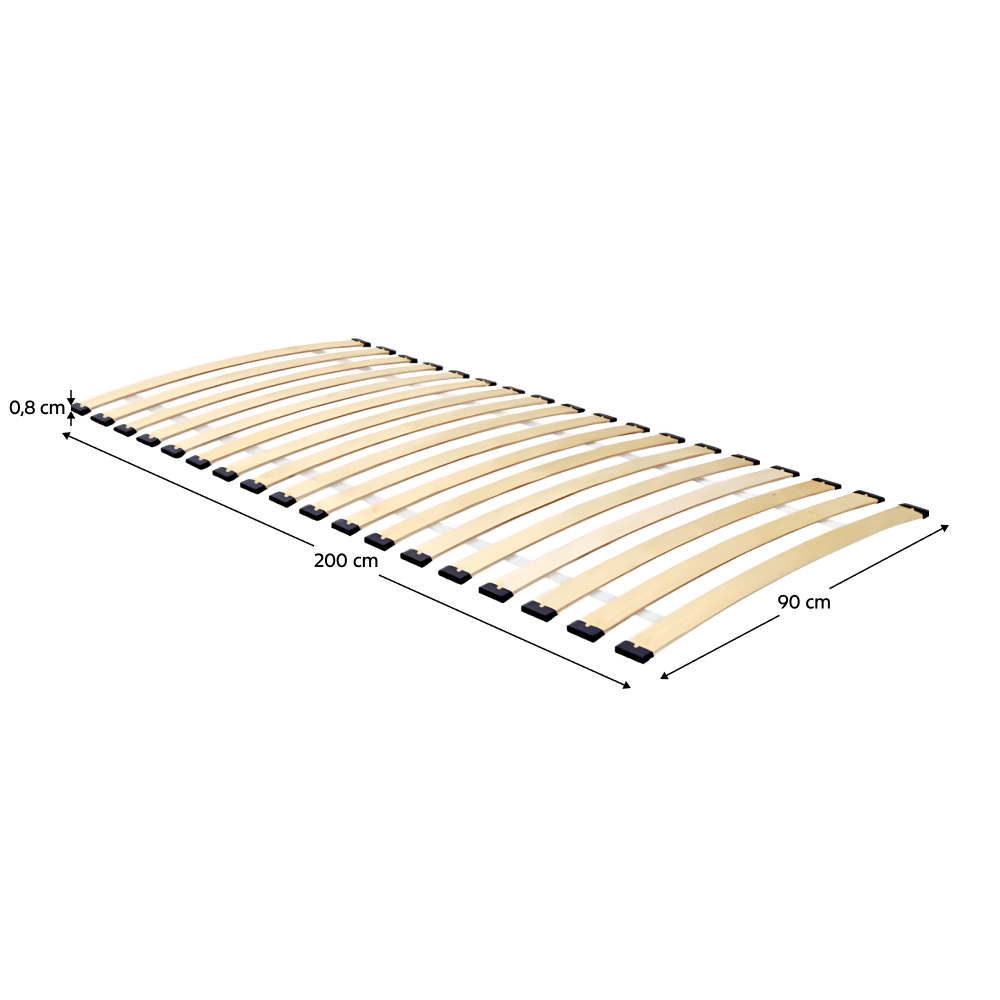 Rolovaný rošt, 90x200 cm, BREZO