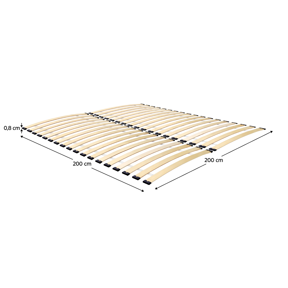 Rolovaný rošt, 200x200 cm, BREZO