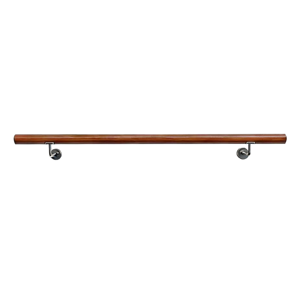 Madlo/zábradlie, masívne drevo, hnedá, 100 cm, MANEL TYP 1