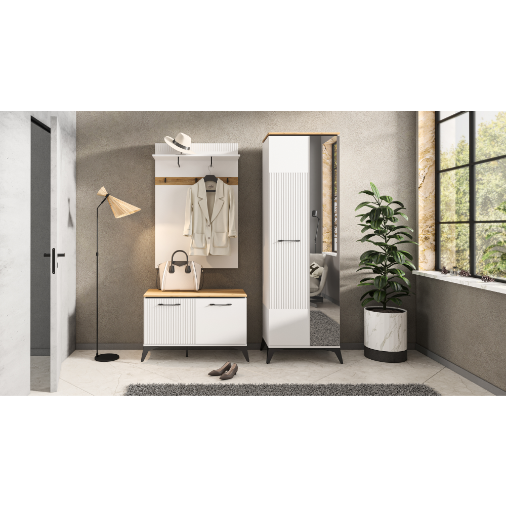 Závesná polica 130, biela, VELIS