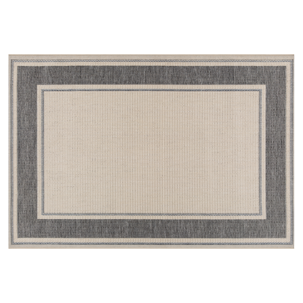 Terasový koberec, béžová/šedá, 57x90, KLYDE TYP 1