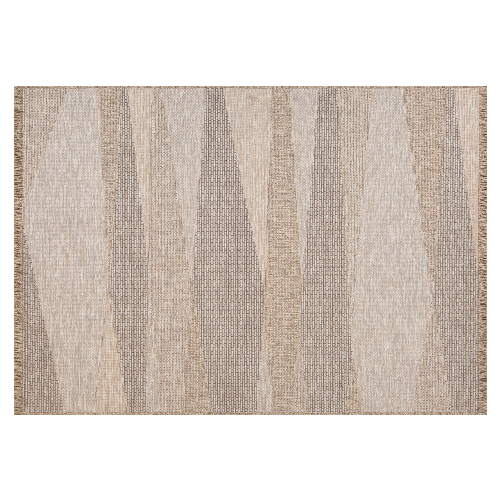 Terasový koberec, béžovohnědá, vzor, 200x280, KORIA TYP 1