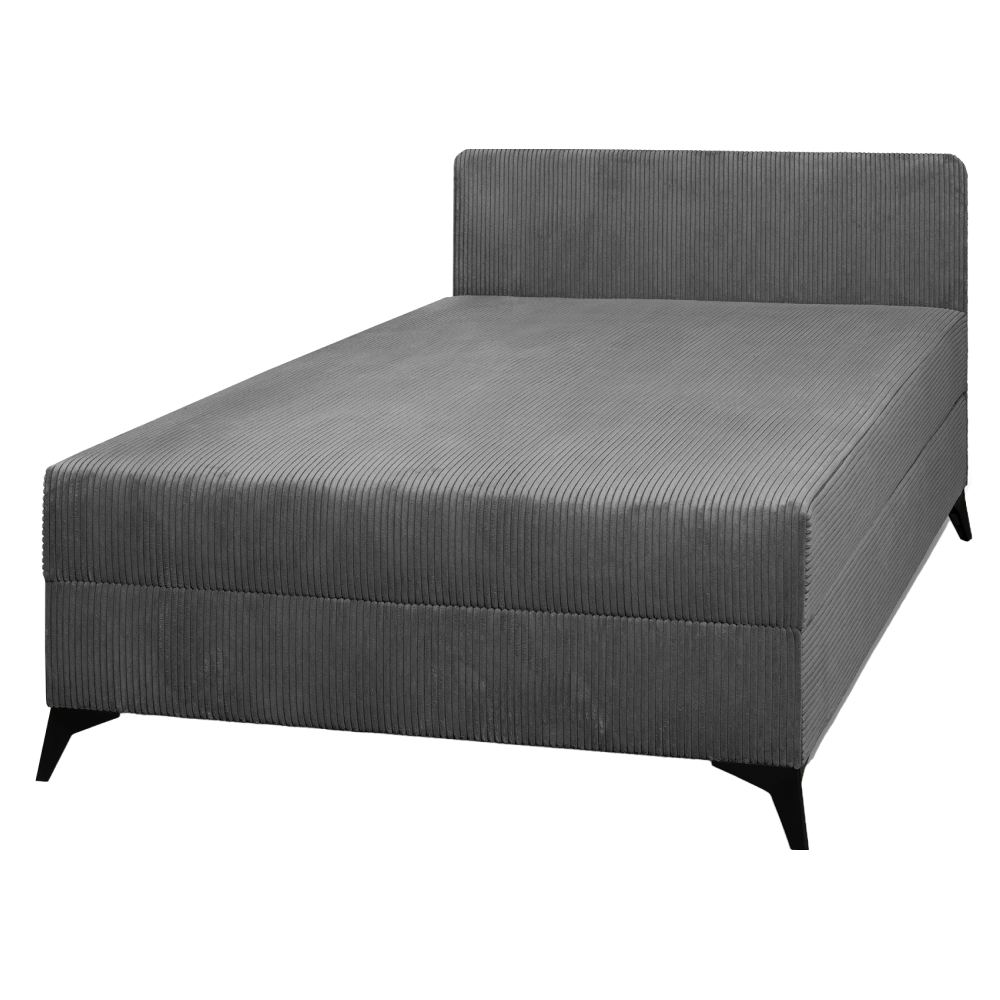 Váľanda s úložným priestorom, 120x200, tmavosivá, ISIB