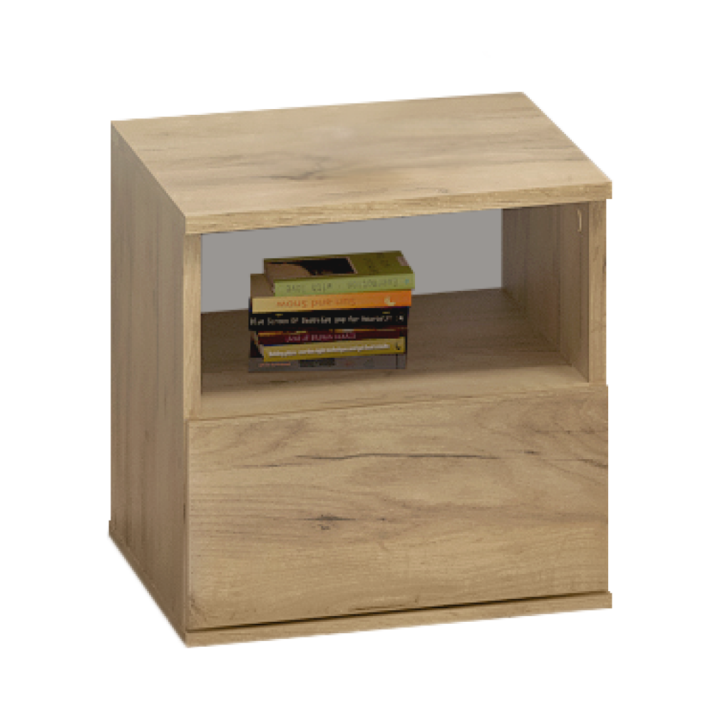 Nočný stolík, dub artisan, DOLI