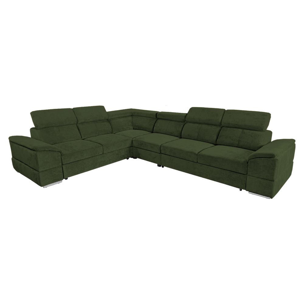 Sedacia súprava, tmavozelená látka Sereno, SEGORIA LUX