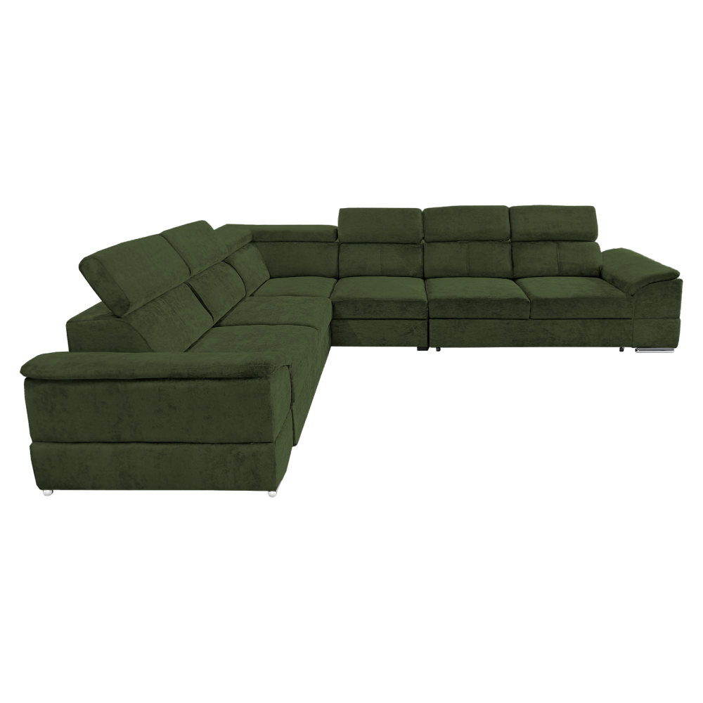 Sedacia súprava, tmavozelená látka Sereno, SEGORIA LUX