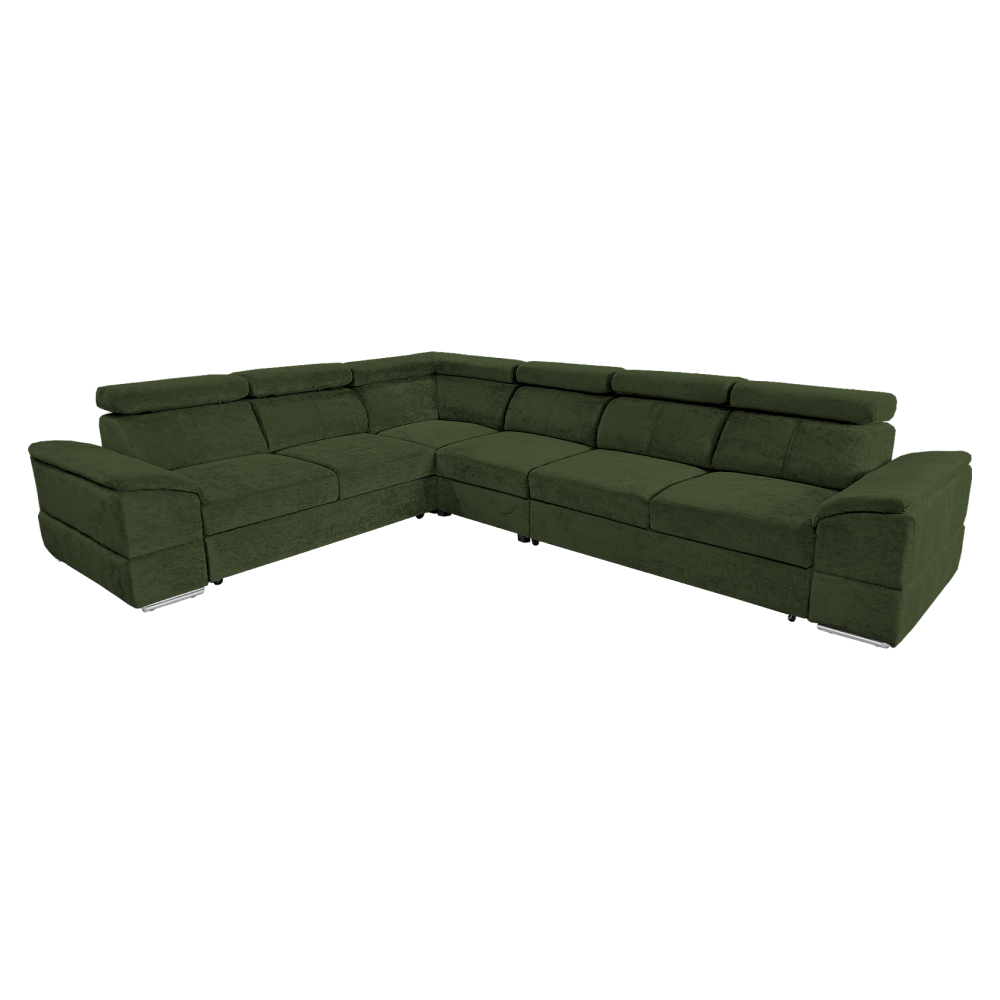 Sedacia súprava, tmavozelená látka Sereno, SEGORIA LUX