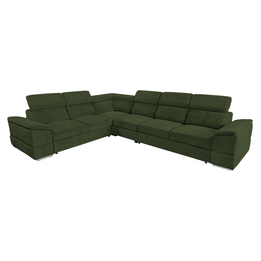 Sedacia súprava, tmavozelená látka Sereno, SEGORIA LUX