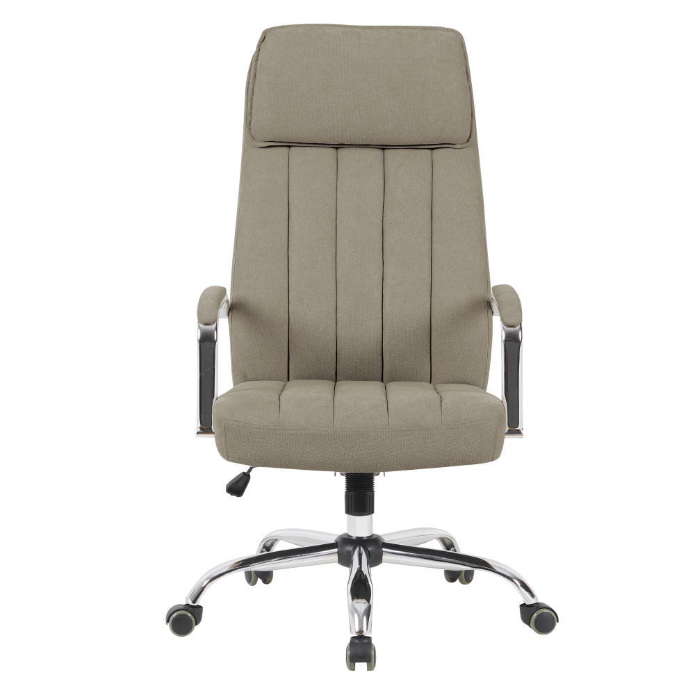 Kancelárske kreslo, béžová/chróm, JODY