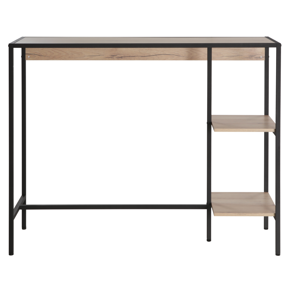 Barový set 1+2, dub/čierna, POHOS