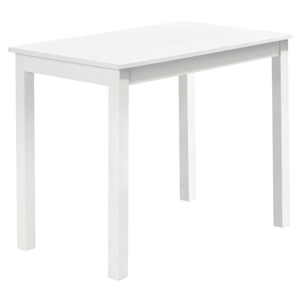 Jedálenský stôl, biela, 100x60 cm, MONAN VI
