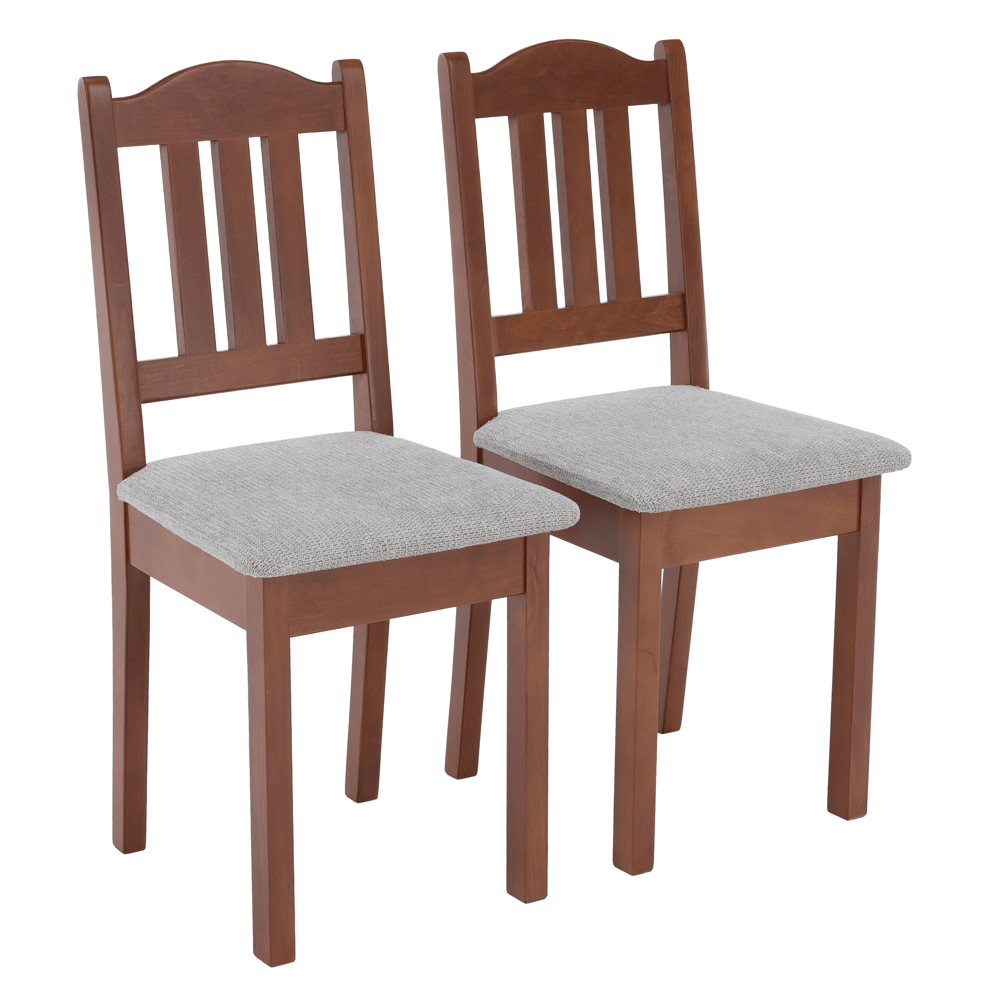 Židle, set 2 ks, bronz hnědý/světle šedá, RENDY K3