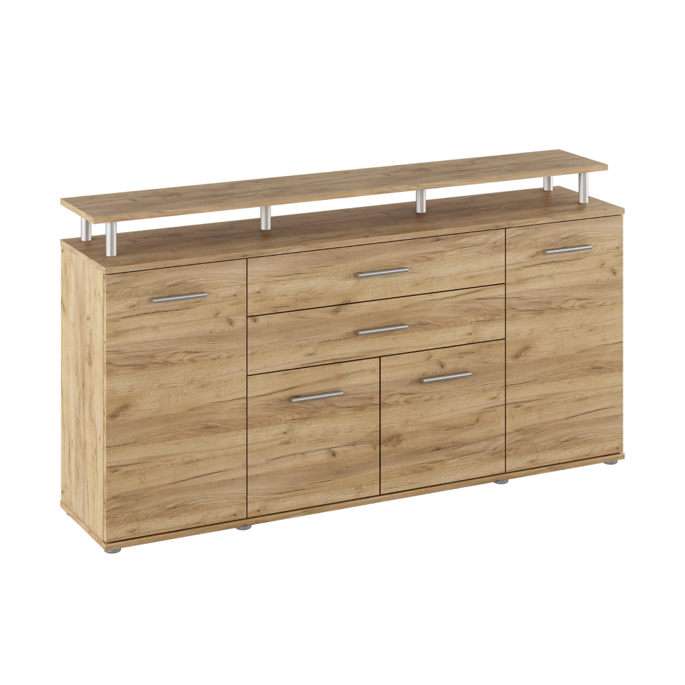 Komoda, dub artisan, HANOLA