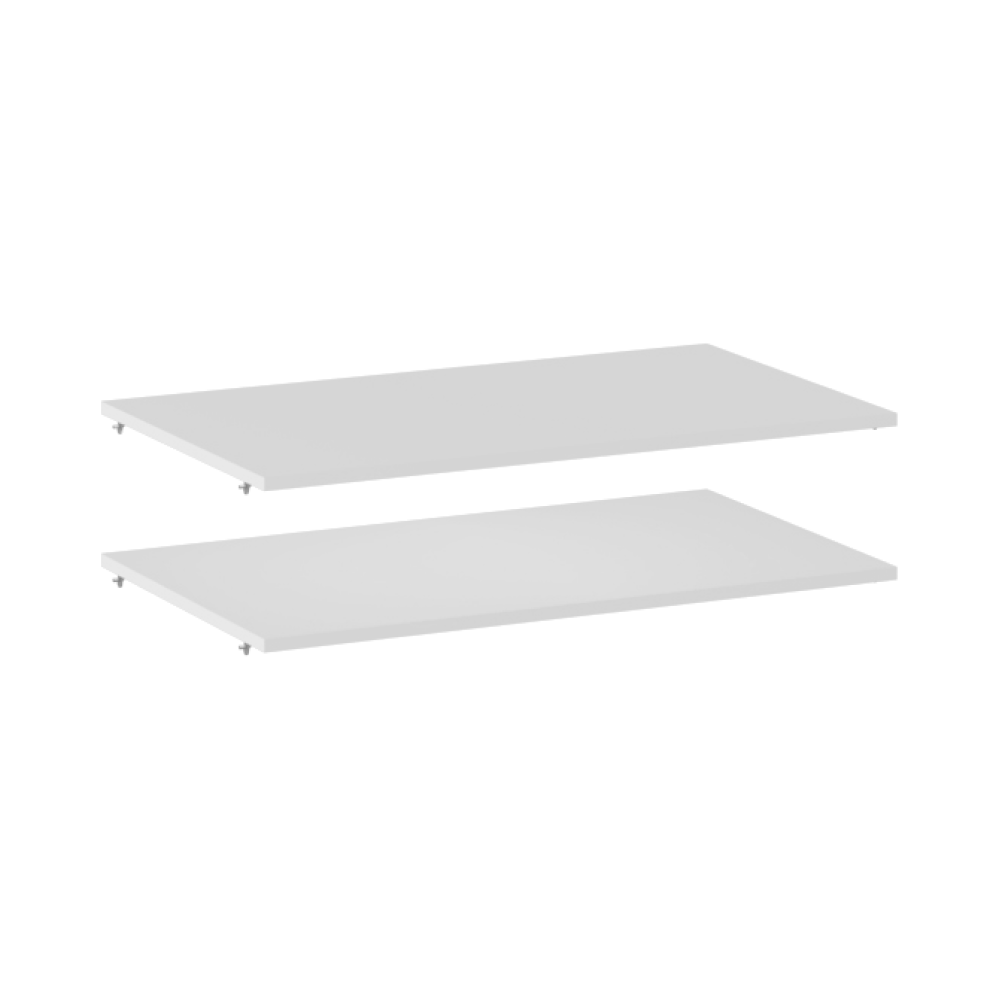 Police, set 2 ks, bílá, JAMES TYP 4