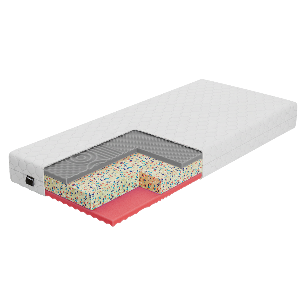 Matrace, set 2 ks, 18 cm, 90x200 cm, ARONY
