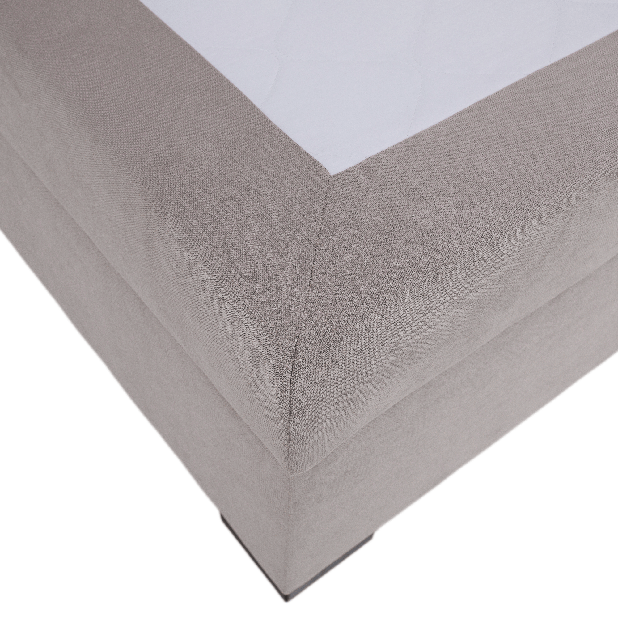 Boxspringová pocketová posteľ, 160x200, sivohnedá Taupe, APRIL