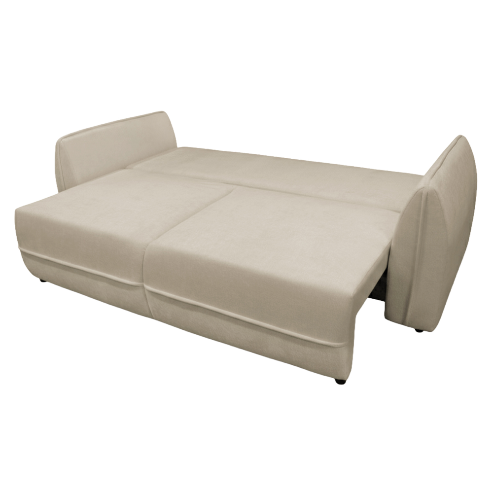 Rozkladacia pohovka, krémová, VEBI BIG SOFA