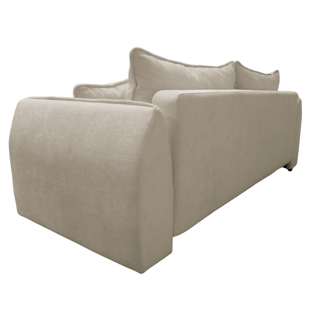 Rozkladacia pohovka, krémová, VEBI BIG SOFA