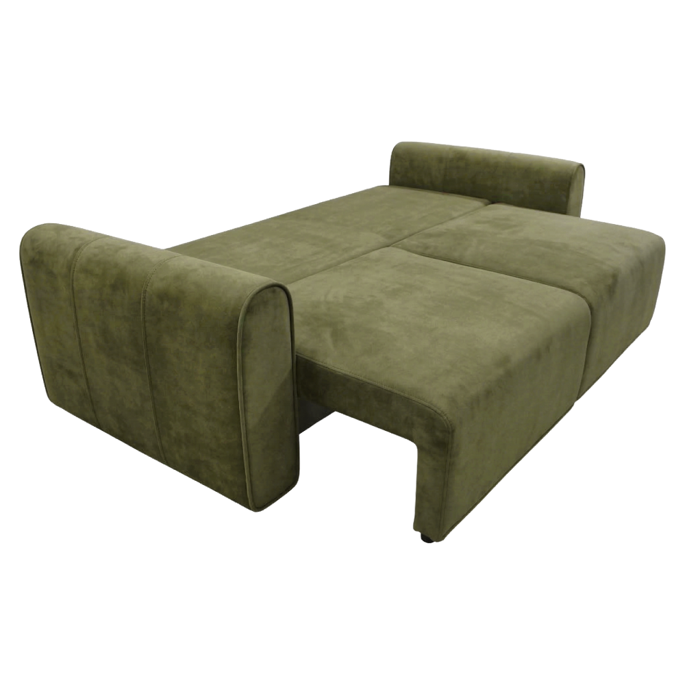 Rozkladacia pohovka, zelená, KIRO BIG SOFA