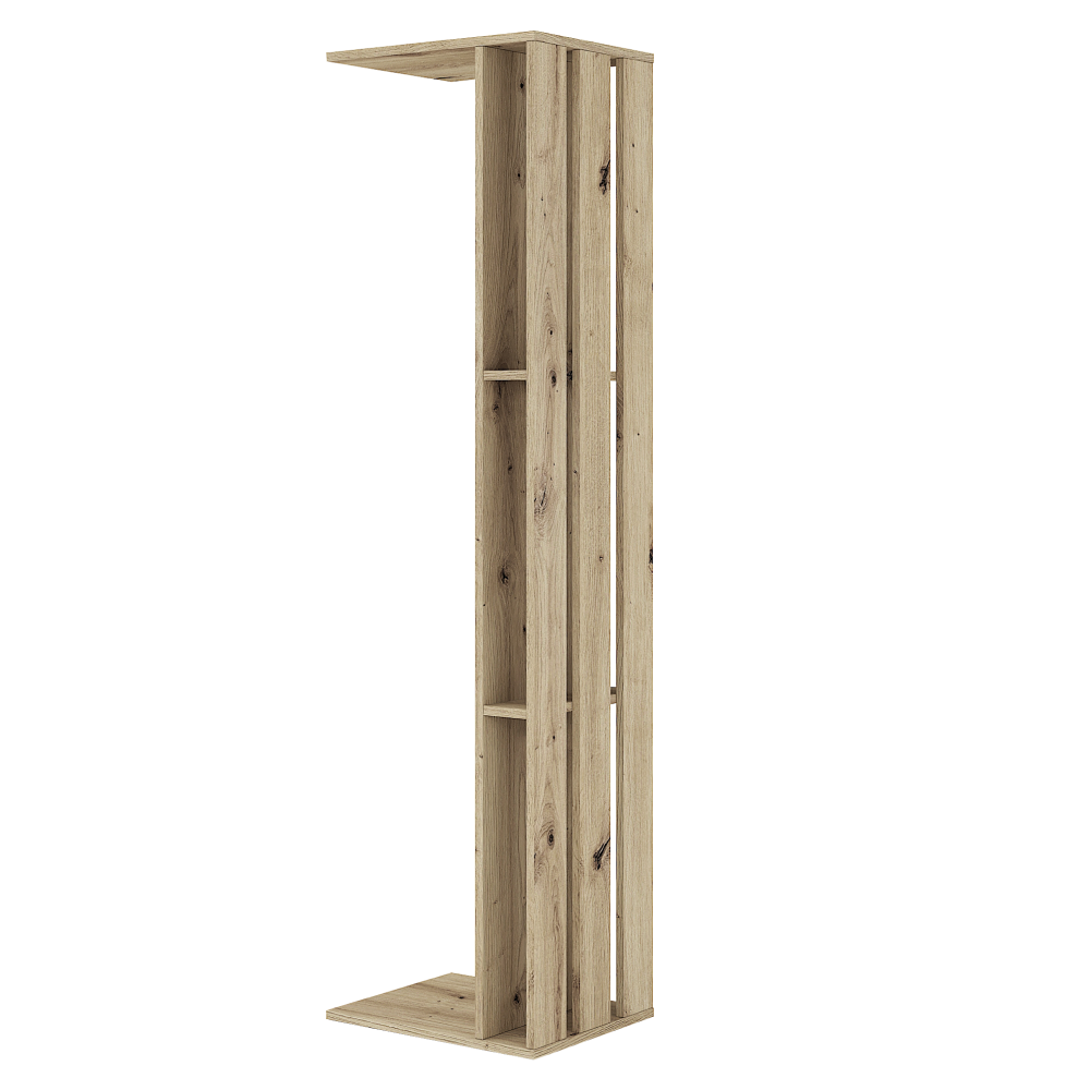 Regál, dub artisan, COLOS