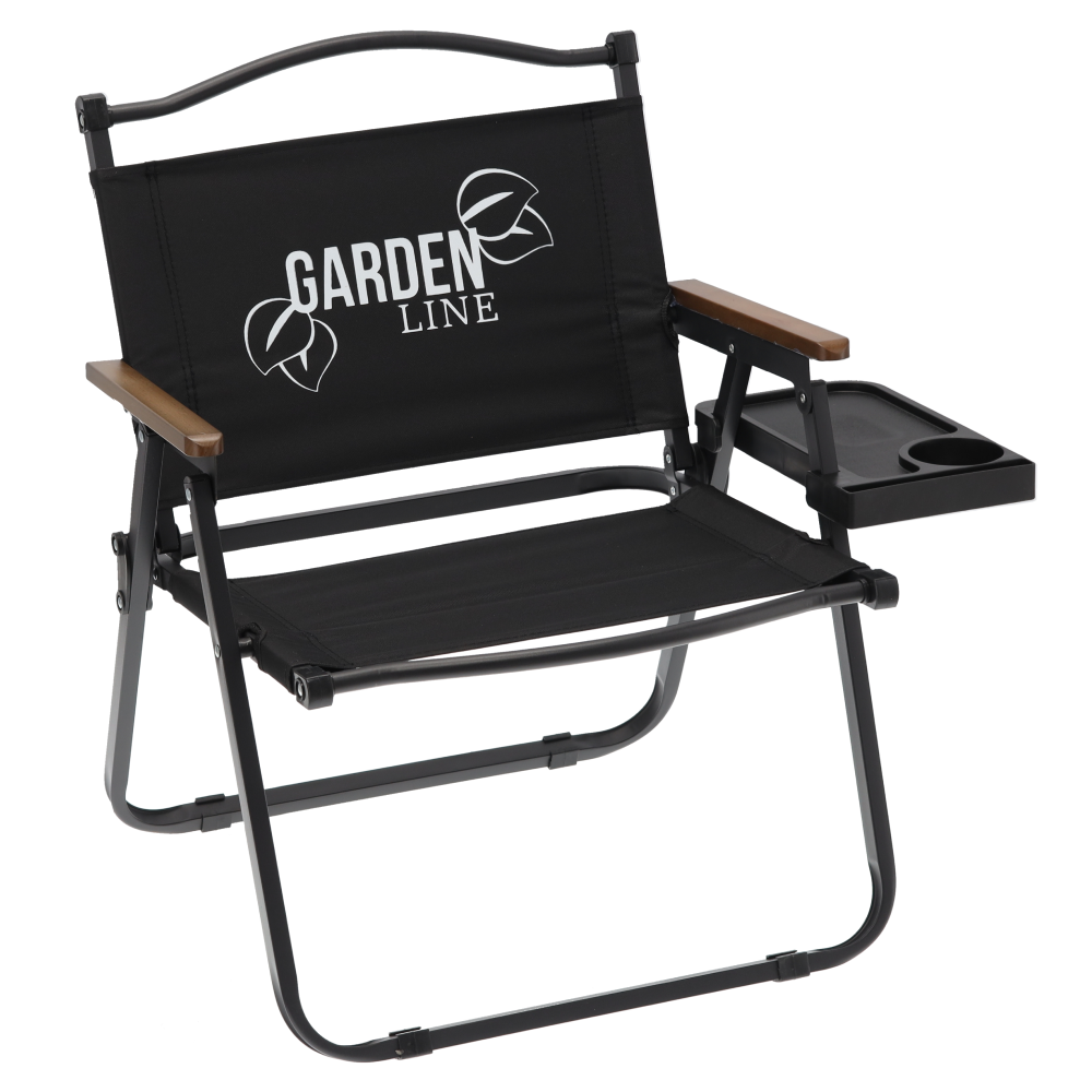 Kempové křeslo, černá, AIMON